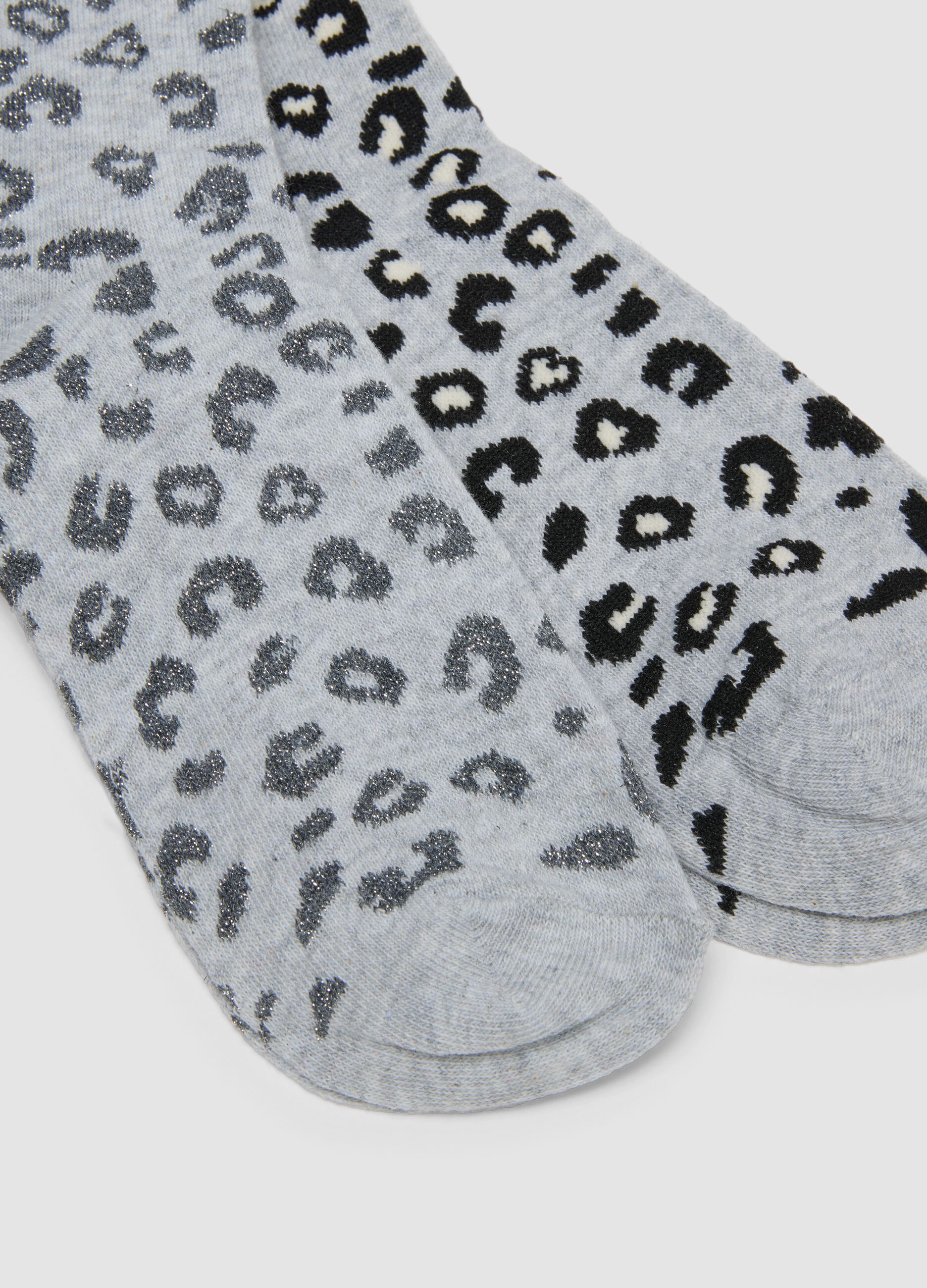 Three-pack of grey stretch organic cotton socks