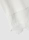 White pure cotton T-shirt with lace insert, relaxed fit_5