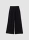 Pantaloni neri lunghi in tessuto elasticizzato regular fit_2