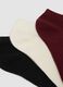 Five-pack of multicolour short socks in organic cotton blend_2