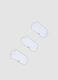 3-pack of white sports ankle socks in stretch fabric_0