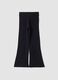 Blue flared leggings in stretchy organic cotton_0