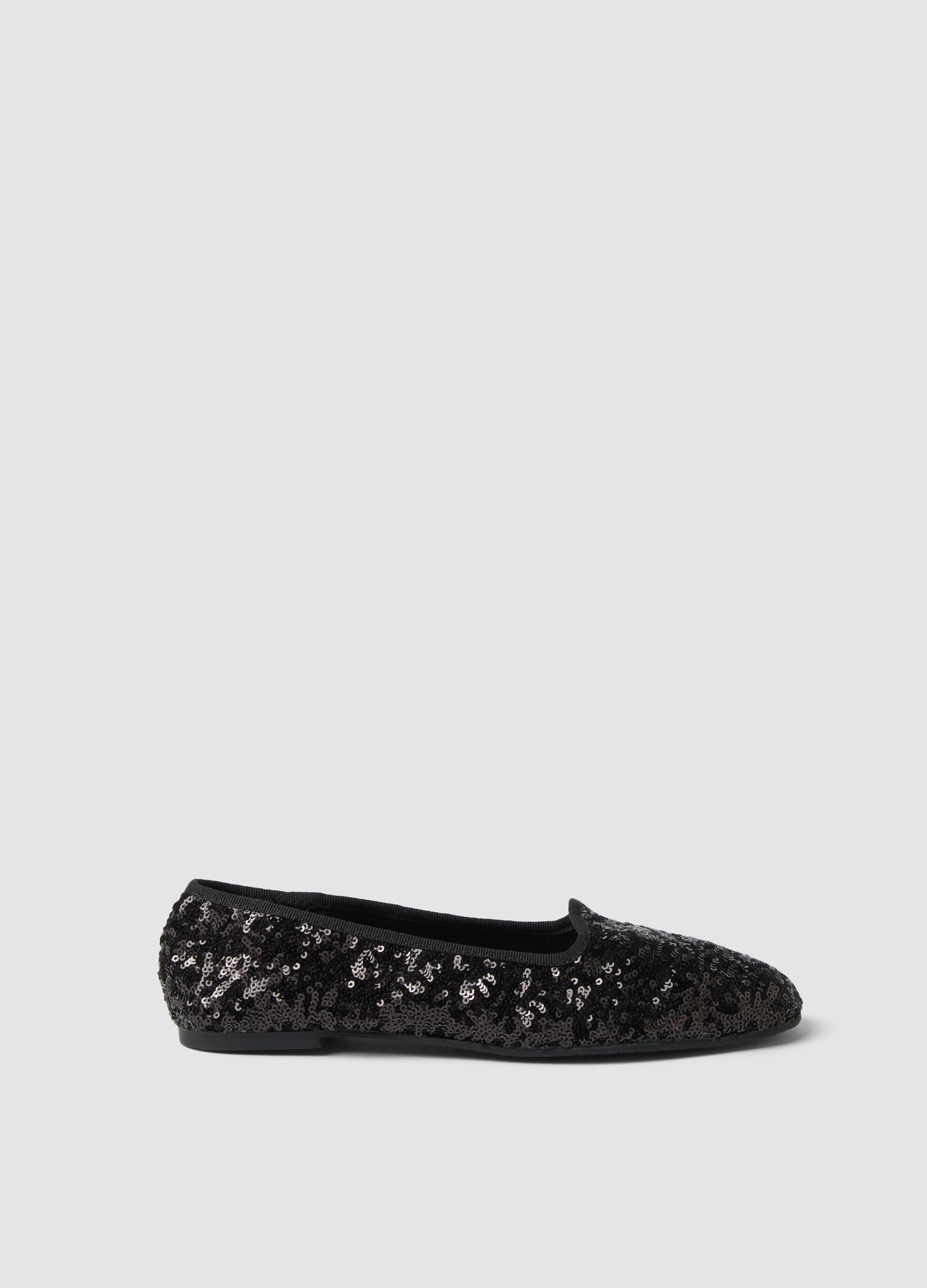 Black sequin Friulane