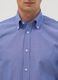 قميص أزرق بمزيج من القطن بياقة زرّية (Button-Down) بقصّة سليم وسهل الكيّ_1