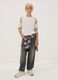Blue pure cotton skater-fit jeans_0