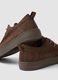 Classic brown genuine leather lace-up shoes_1