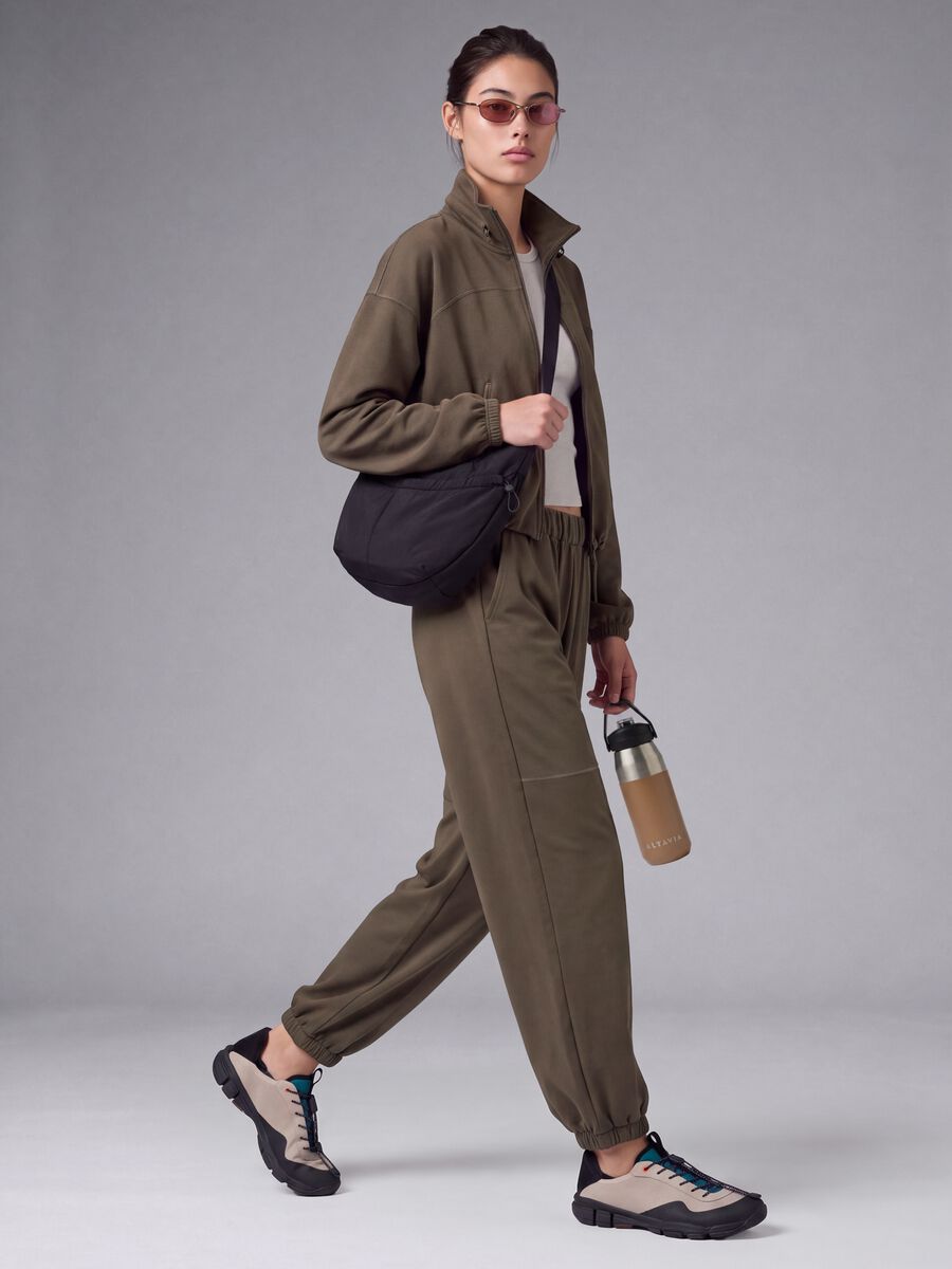 Green soft-touch joggers ALTAVIA STUDIO_1