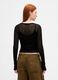 Black Sweater with Transparent Details_1