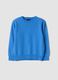 Blue pure wool long-sleeve regular-fit jumper_3