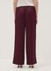 Red wide-leg trousers with regular waist_2