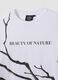 White pure cotton T-shirt with foliage print_5