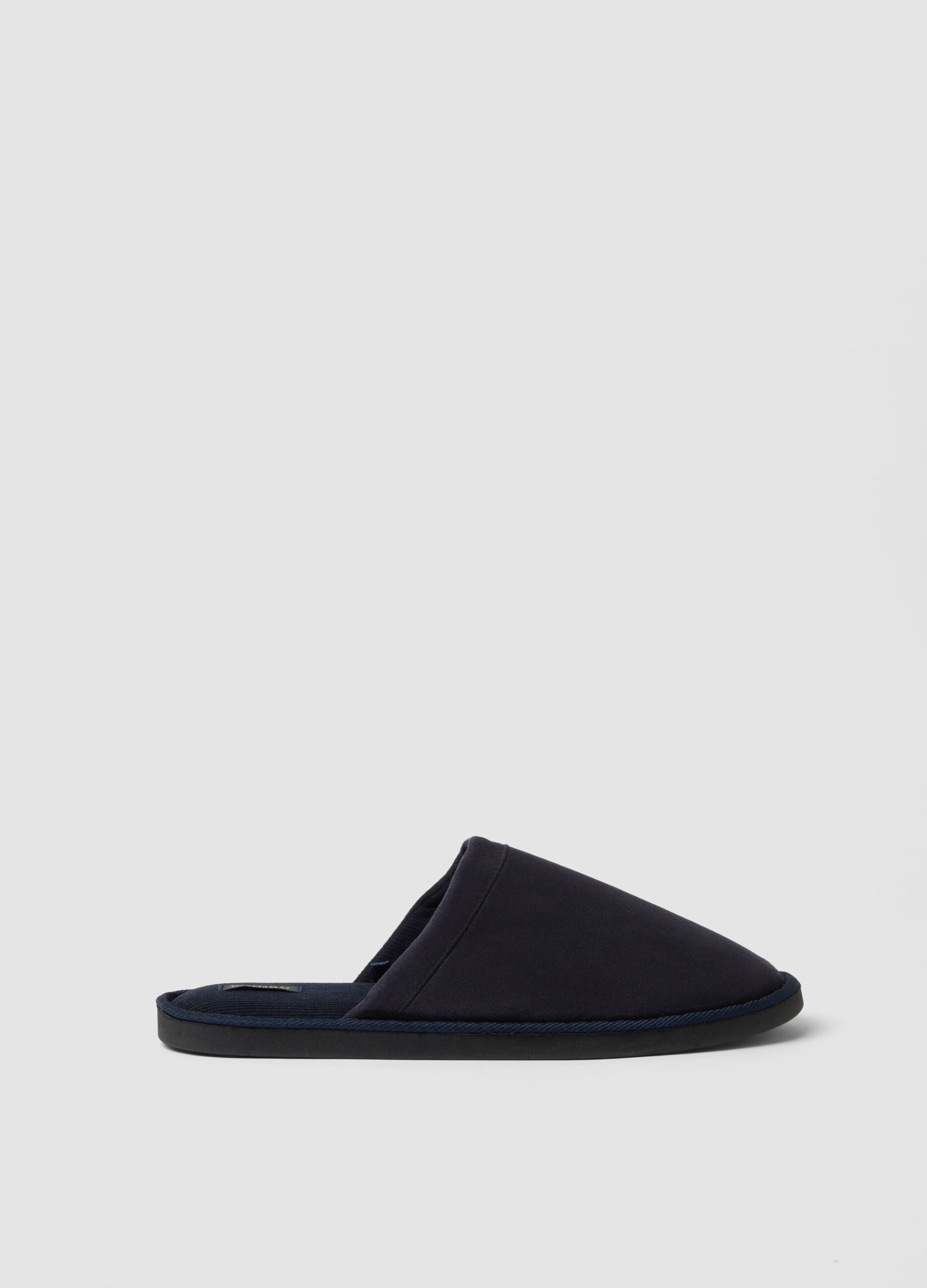 Pantofole blu da casa imbottite