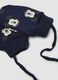 Guanti blu in tessuto elasticizzato con stampa Mickey_2