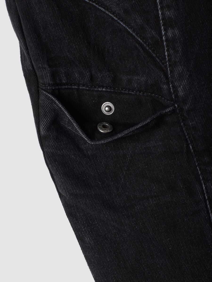 Washed Black Baggy Denim_6