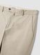 Beige regular-fit stretch cotton twill chino trousers_5