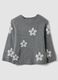 Grey wool-blend jumper with floral pattern, regular fit_4