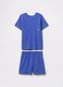 Blue set with T-shirt and shorts_1