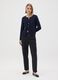 Blue pure cotton cardigan regular fit_0