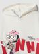 White cotton-blend Minnie print jogging set, regular fit_2
