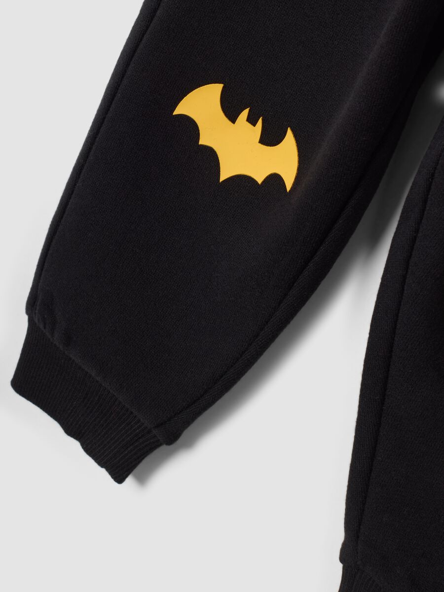 Black Batman-themed oversized jogging set in 100% organic cotton_2