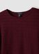 Red long-sleeve stretch crew-neck T-shirt_1