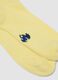Yellow stretch cotton sports socks_2
