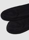 Black knee-high socks in pure cotton_2