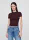 Purple Stretch Short Sleeve T-shirt_0