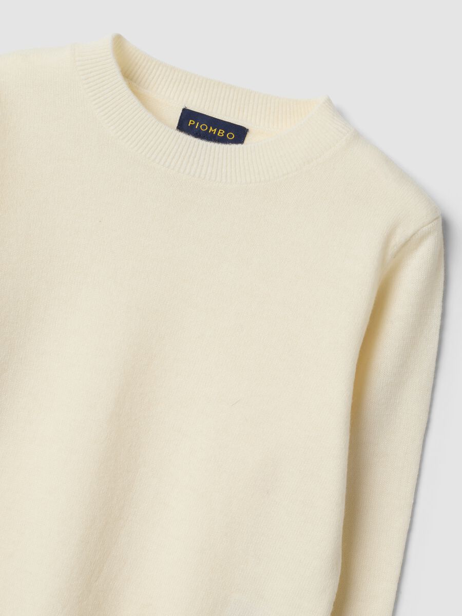 White pure wool regular-fit long-sleeve jumper_4