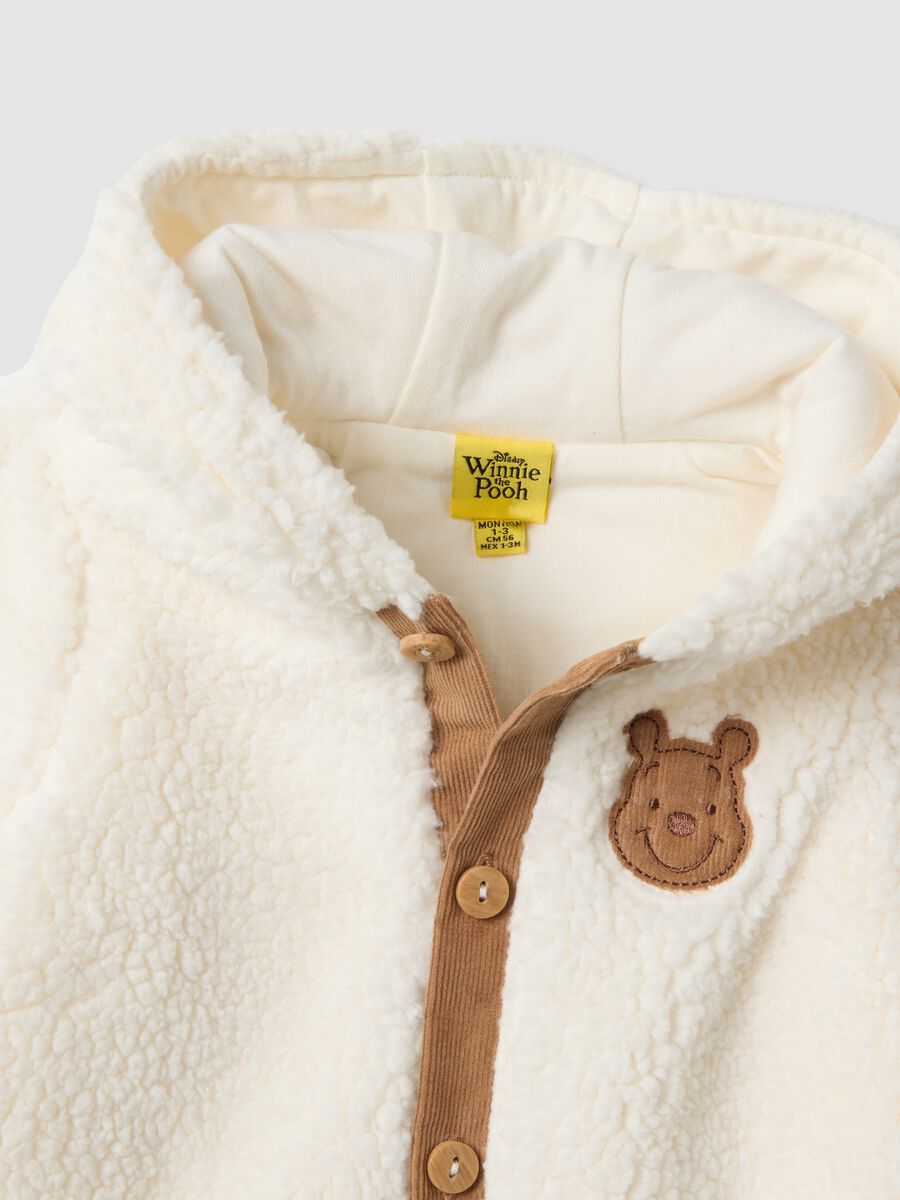 White hooded babygrow in pure organic cotton_2