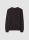 Brown pure merino wool crew-neck jumper, regular fit_0