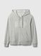 French terry full-zip hoodie with logo patch_2