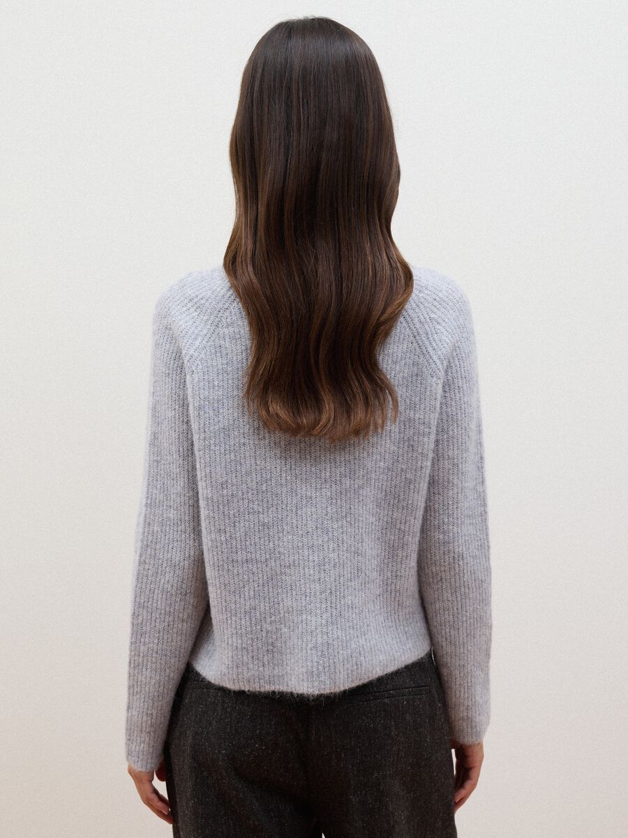 Grey stretch wool and alpaca crew-neck jumper_3