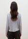 Maglia grigia in lana e alpaca elasticizzato girocollo_3