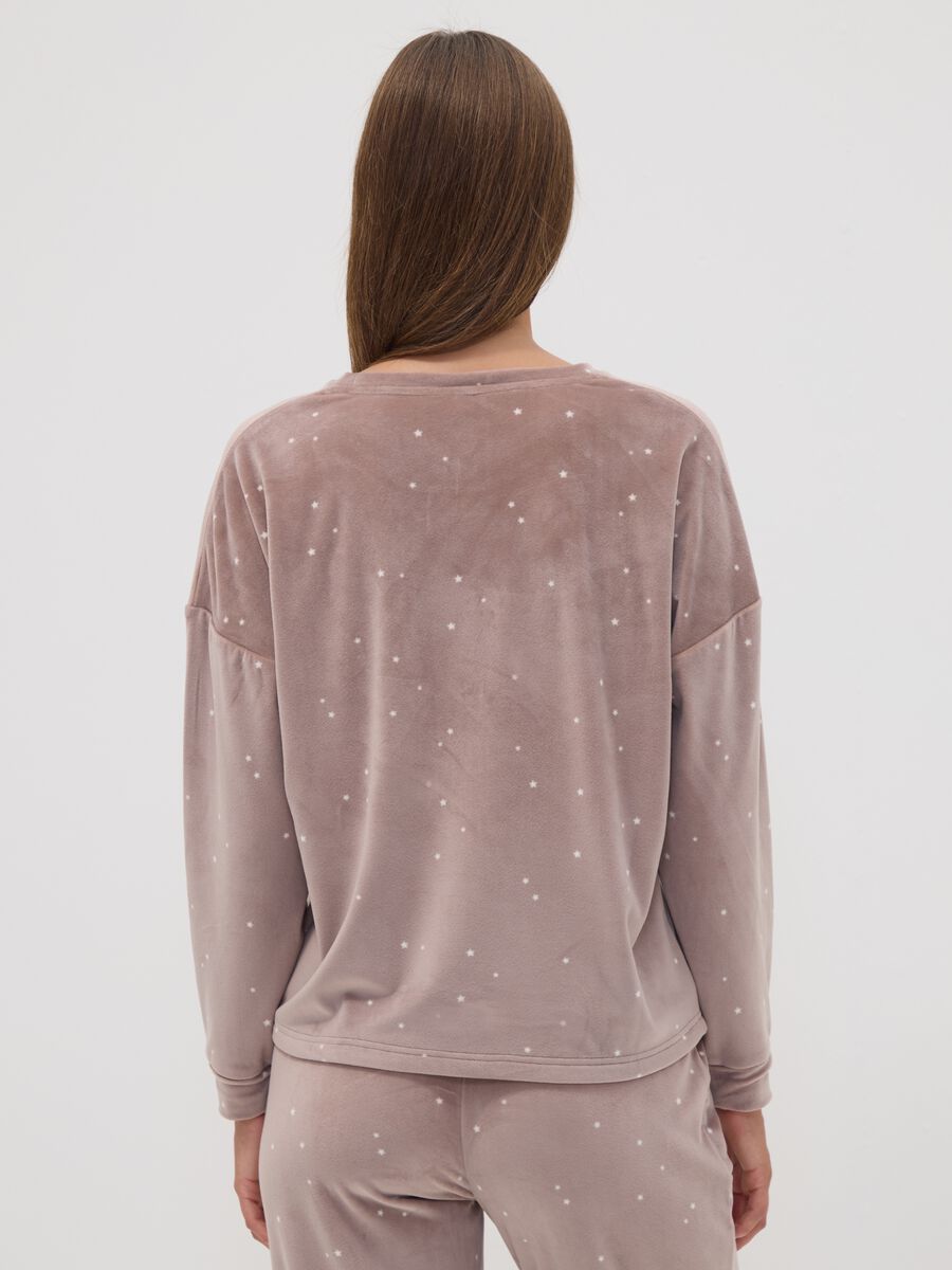Pink stretch crew-neck top_2