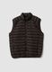 Brown Ultralight Padded Gilet with Zip_0