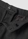 Pantaloni chino grigio e nero in viscosa elasticizzata_1