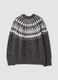 Grey Jacquard Crew-Neck Jumper, Regular Fit_2