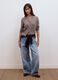 Cardigan grigio in pura lana con girocollo e bottoni regular fit_1