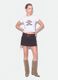White fitted pure cotton T-shirt with Six Seven front print_1