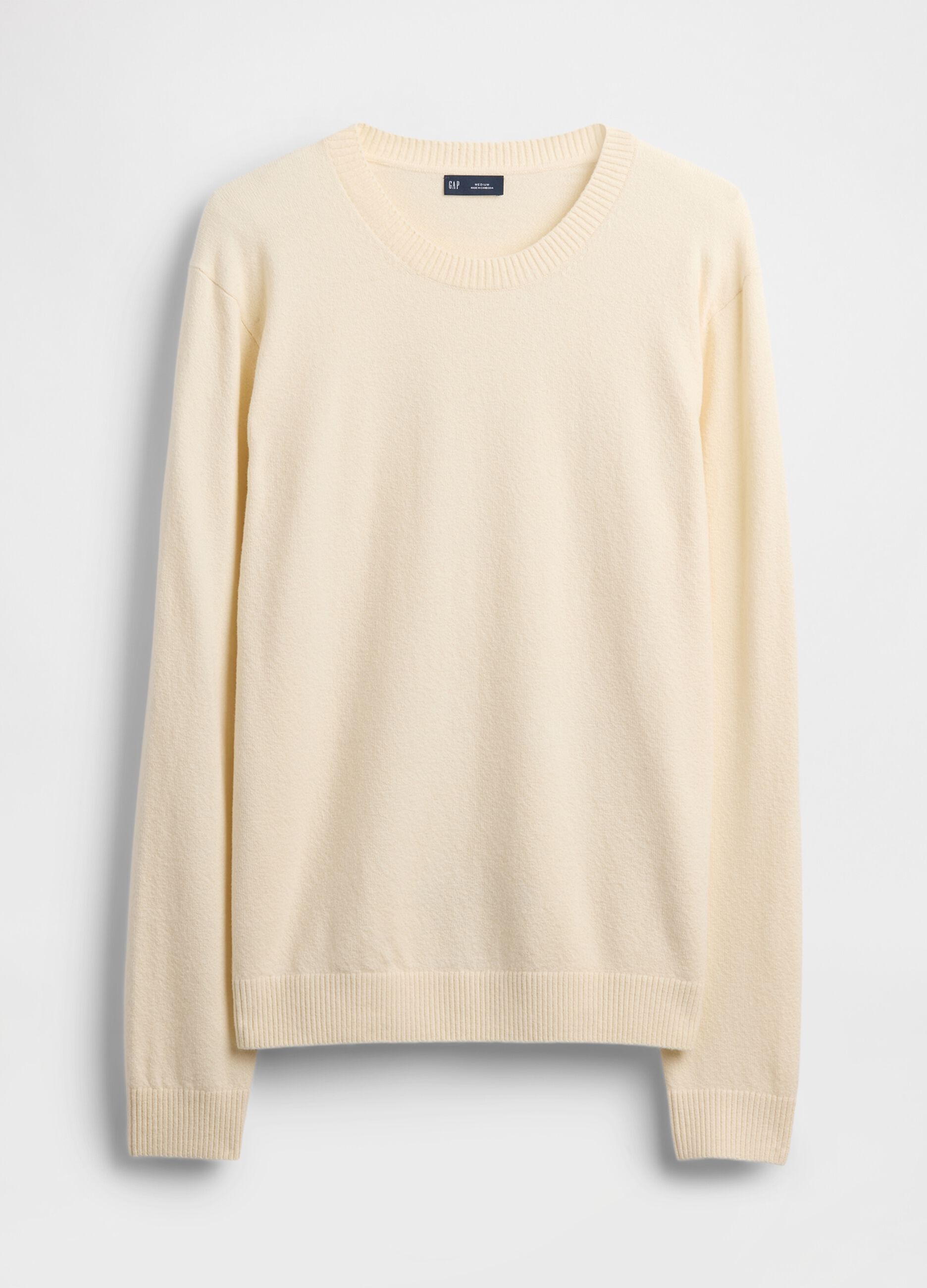 Beige Cotton Blend Jumper