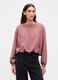 Pink Crew Neck Sweatshirt_0