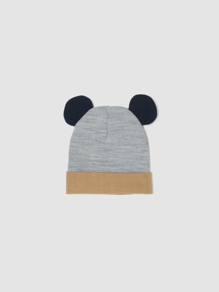 Grey marl hat with Mickey & Friends design_1