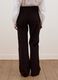 Brown flared ribbed stretch-cotton trousers_2