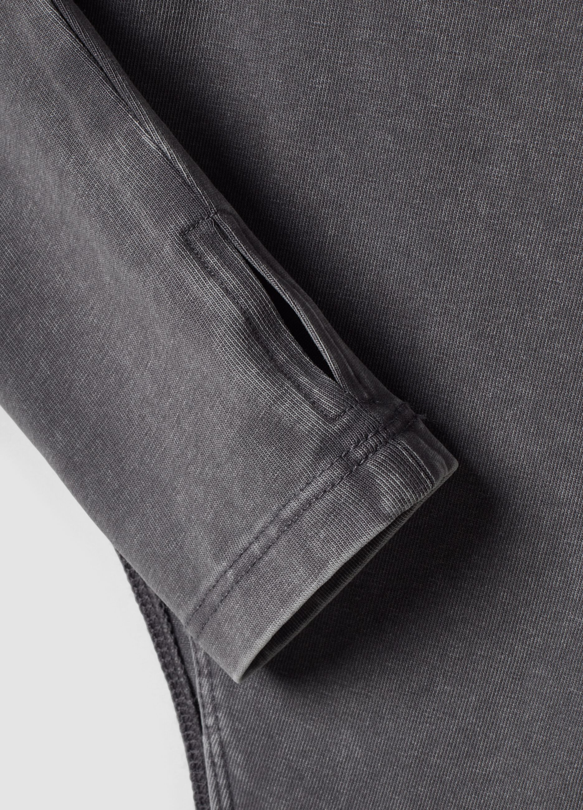 Asymmetrical Bodysuit Washed Grey
