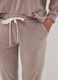 Brown star-print stretch pyjama trousers_2