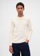 White Long Sleeve Cotton T-Shirt_0