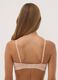 Beige organic cotton and stretch viscose triangle bra_2