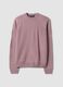 Maglia rosa girocollo in jersey knit regular fit_4