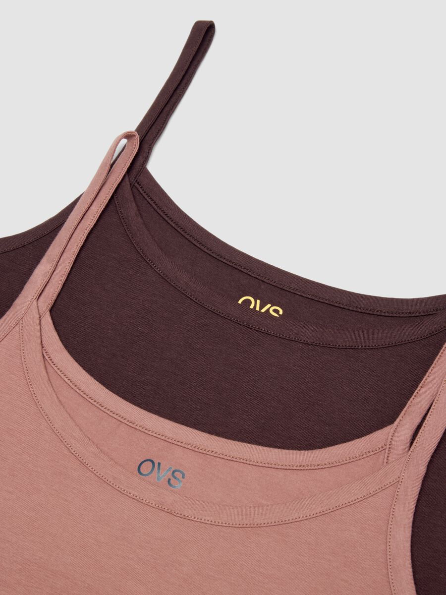 Two-pack of multicolour stretch organic cotton crew-neck vests_5